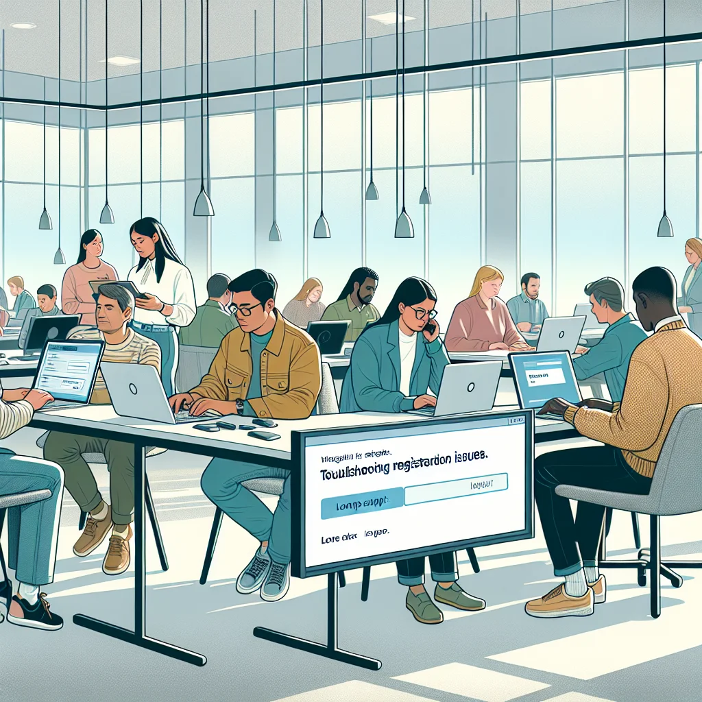 Troubleshooting registration issues